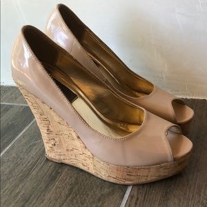 Steve Madden platform medow blush patent heels